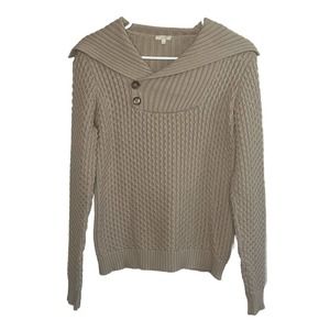 Gucci Size 12 Beige Cotton Sweater Made In Italy … - image 1